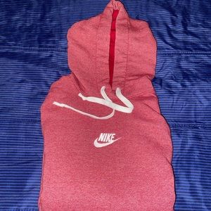 Nike Pullover Hoodie, Red, Mens Size Medium